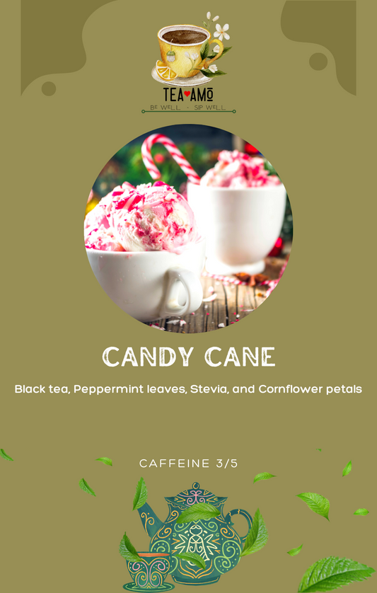 Tea Amo Wellness [LIMITED SEASONAL BLENDS]: Candy Cane