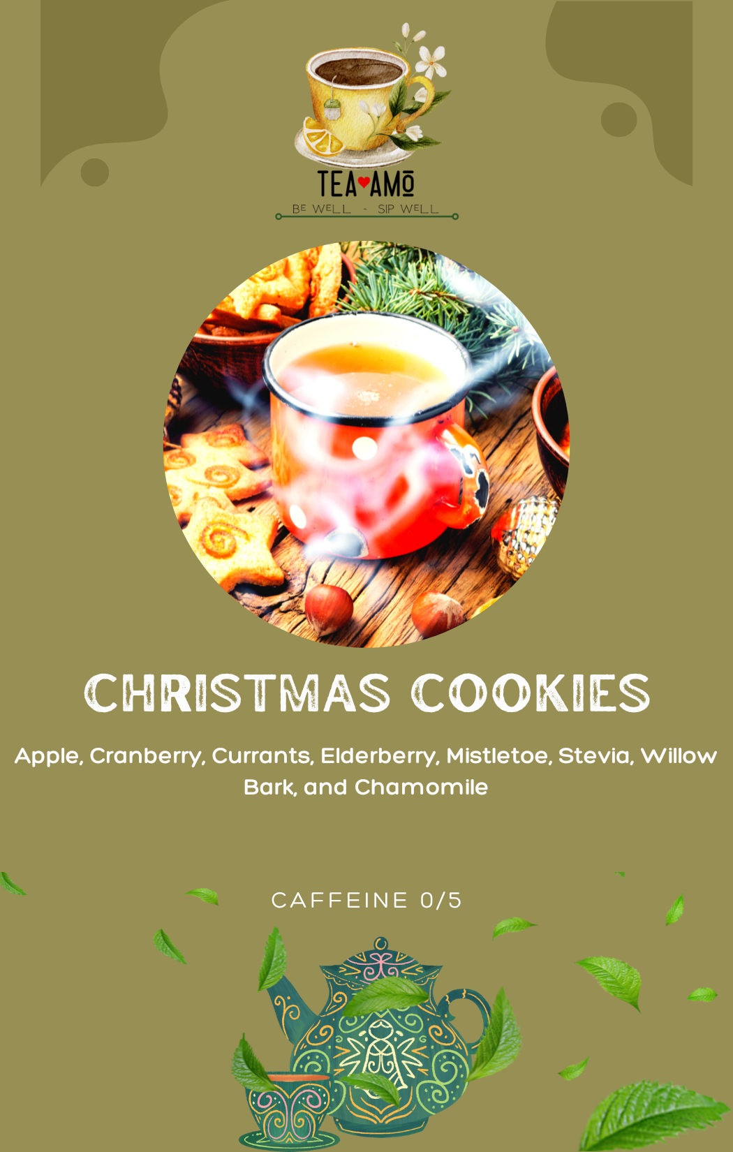 Tea Amo Wellness [LIMITED SEASONAL BLENDS]: Christmas Cookies
