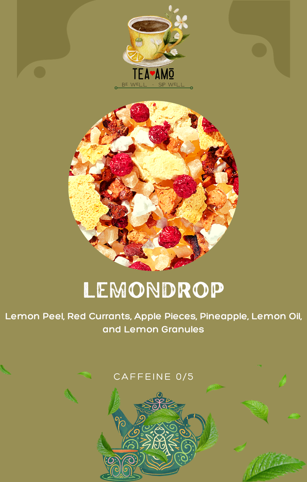 Tea Amo Wellness: Lemondrop Tea