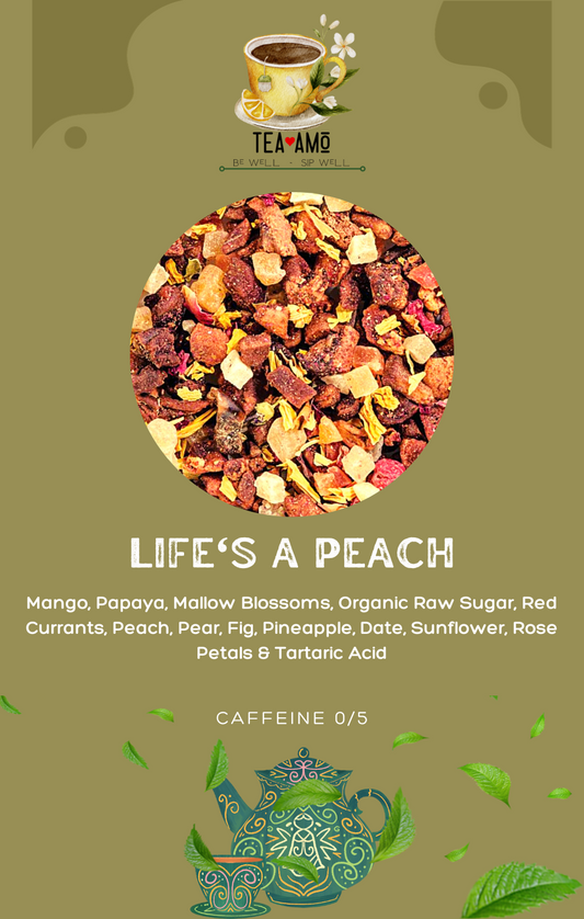 Tea Amo Wellness: Life's A Peach Tea