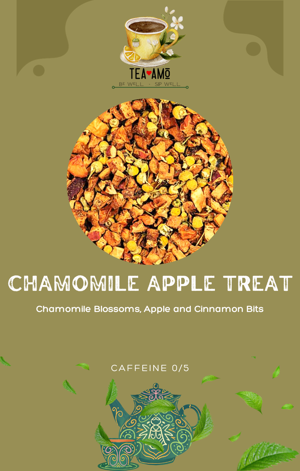 Tea Amo Wellness: Chamomile Apple Treat Tea
