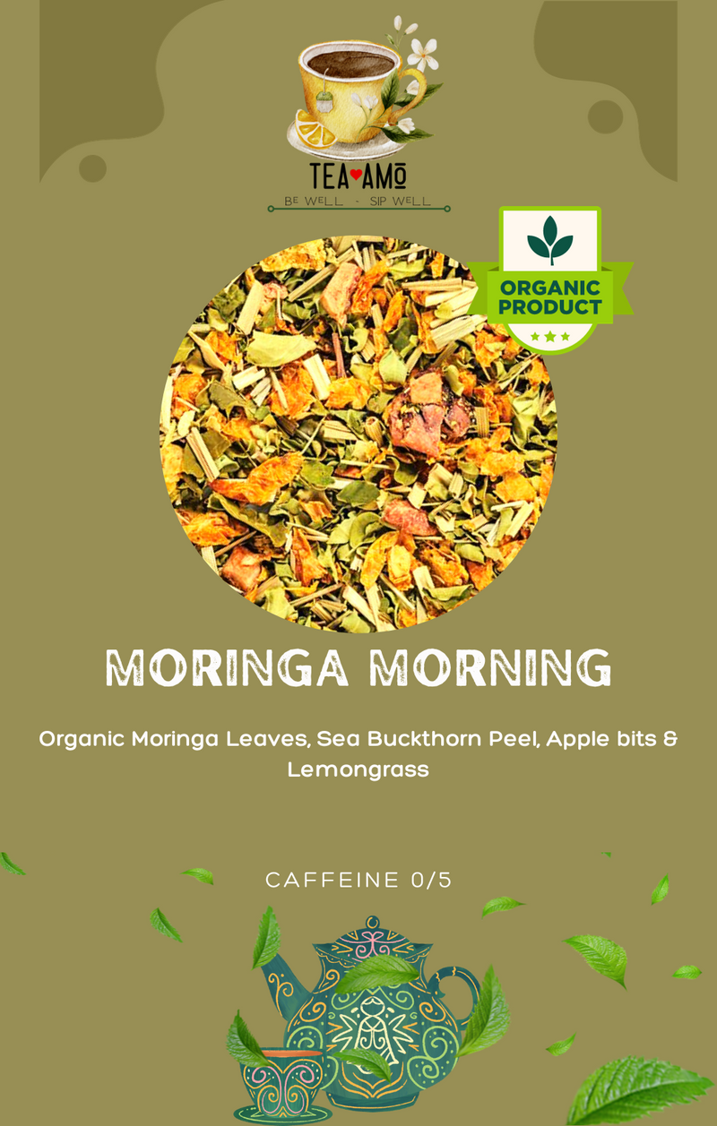 Tea Amo Wellness: Moringa Morning (Organic)