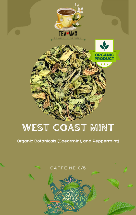 Tea Amo Wellness: West Coast Mint (Organic) Tea