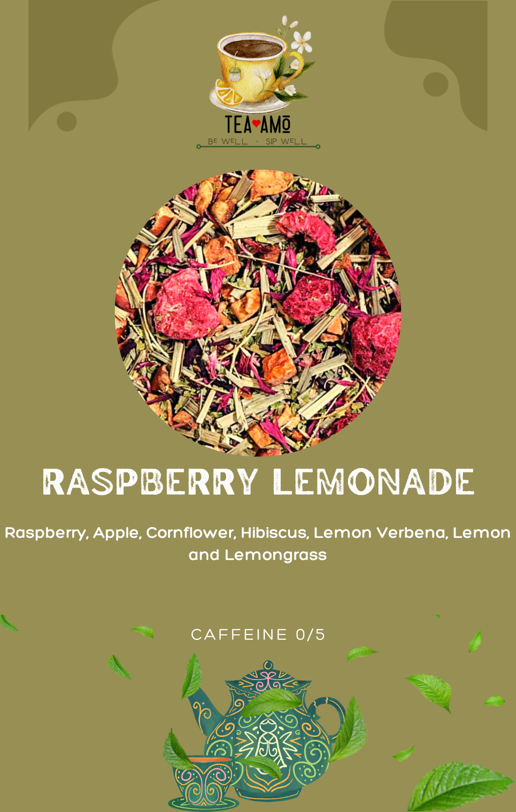 Tea Amo Wellness: Raspberry Lemonade Tea