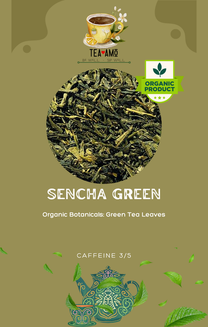 Tea Amo Wellness: Sencha Green (Organic)